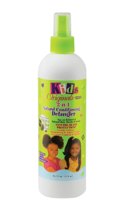 africa’s best kids organic 2 n 1 detangler 12oz