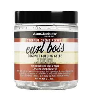 aunt jackie’s coconut curl boss curling gel 15oz