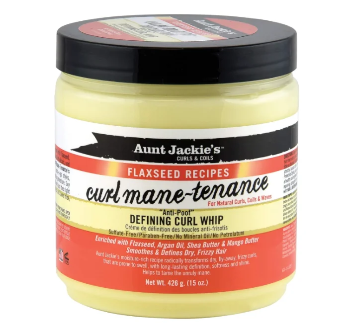 aunt jackie’s flaxseed curl mane tenance curl whip 15oz