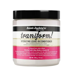 aunt jackie's transform hydrating leave in conditioner 15oz