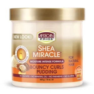 African Pride Shea Miracle Bouncy Curls Pudding 15oz jar