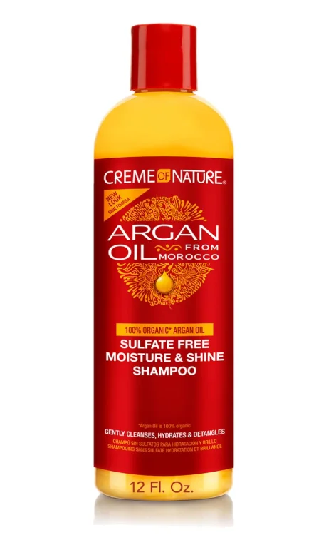 con argan oil moisture & shine shampoo 12oz