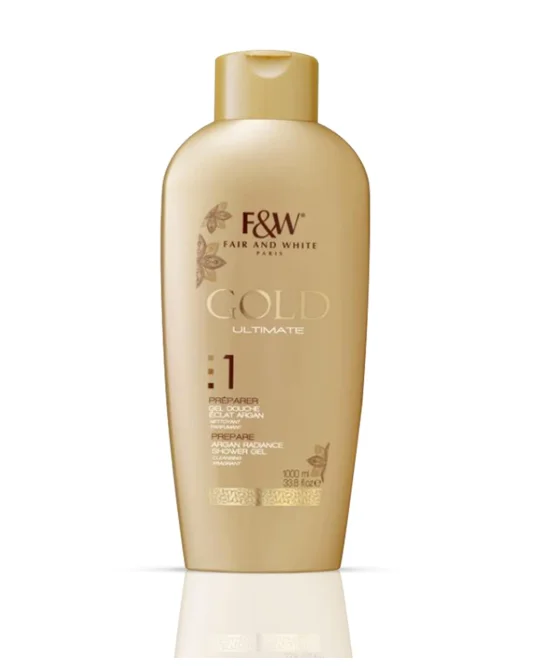 Fair & White Gold Step1 Prepare Shower Gel 1000ml bottle