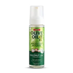 ORS Coconut Oil Wrap Set Mousse 7oz bottle