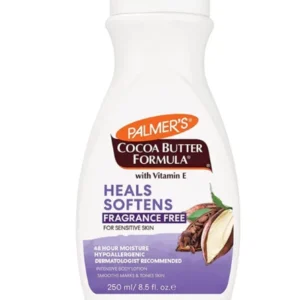Palmers Cocoa Butter Fragrance Free Lotion 250ml bottle