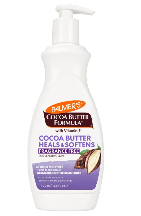 Palmers Cocoa Butter Fragrance Free Lotion 400ml bottle